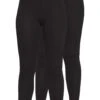2 Pack- Legging - Black/Black -Even&Odd cb30dede814b432bb06d95569233901b