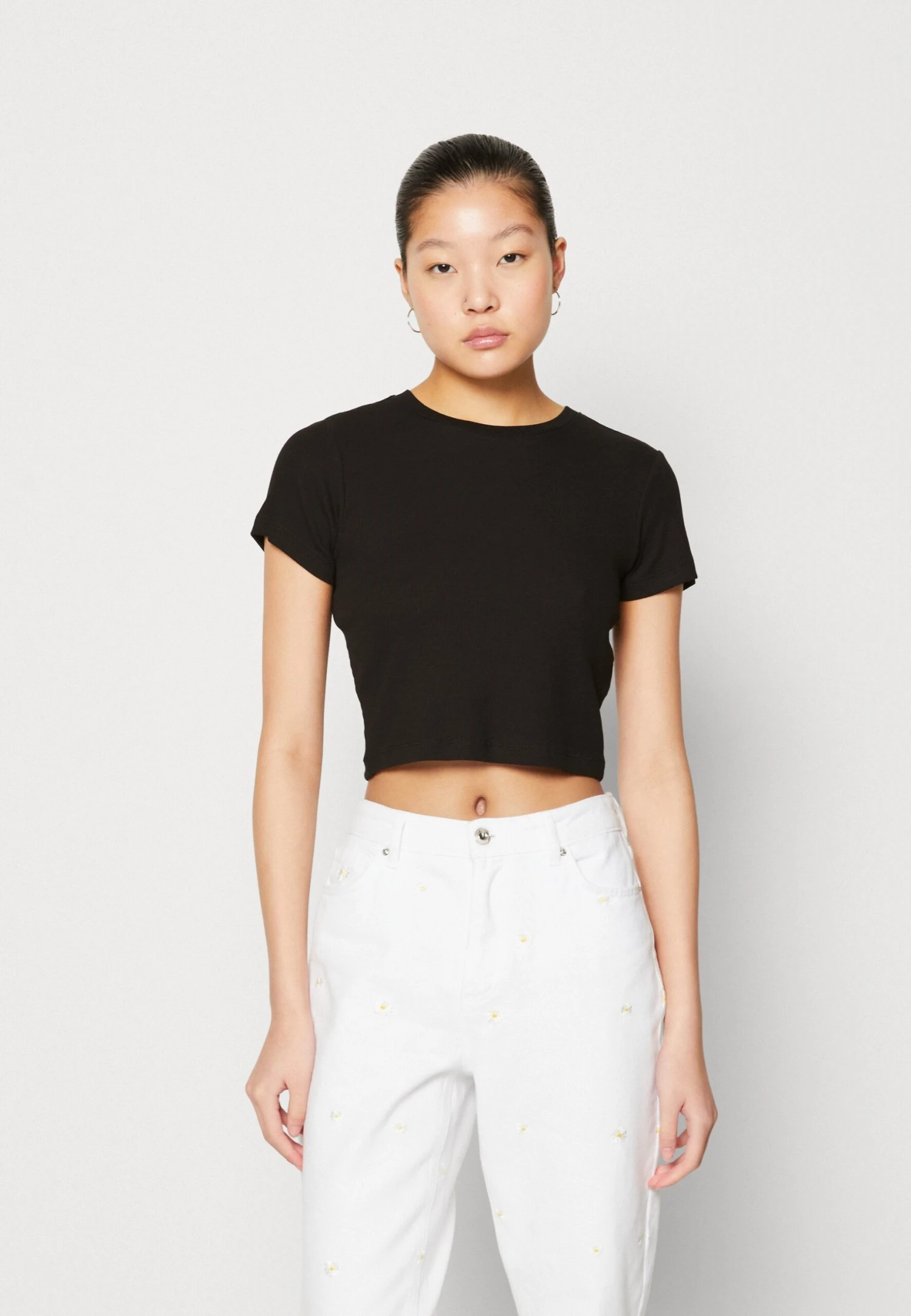 Even&Odd 3 Pack - T-Shirt Basic - Beige/Black/Orange 7 Even&Odd 3 Pack - T-Shirt Basic - Beige/Black/Orange - Afbeelding 5