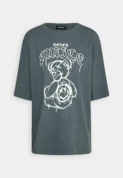 Even&Odd T-Shirt Print - Anthracite -Even&Odd d1a6bde17def4746b30c4725fe43f3df