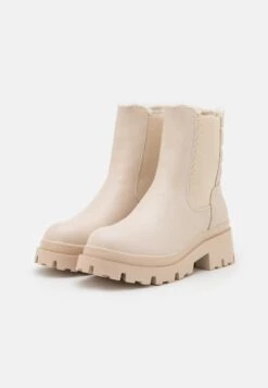Winter Boot - Enkellaarsjes Met Plateauzool - Beige -Even&Odd d3c83697ea764179869725b45cf12cde