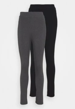 Even&Odd High Waisted Leggings 2 Pack- Legging - Black/Mottled Dark Grey 14 Even&Odd High Waisted Leggings 2 Pack- Legging - Black/Mottled Dark Grey -Even&Odd d801180b496544009a781d4a56815d6f