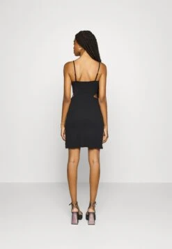 Even&Odd Flare Mini Dress- Jurk - Black -Even&Odd e361ffa181ec49a996b07e96a165ec2b