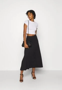 Even&Odd Basic Maxi Skirt - A-Lijn Rok - Black -Even&Odd e6eb5f9f71ac4029a8f1222ca7bc0171