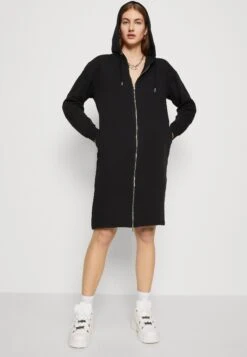 Even&Odd Extra Long Jacket- Sweater Met Rits - Black -Even&Odd e80825b3a7d84333a011132c243edd8b