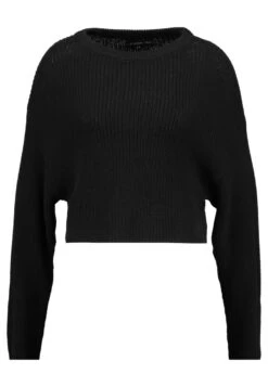 Even&Odd Cropped Jumper - Trui - Black -Even&Odd e85001ce9542453992838447401a35e8