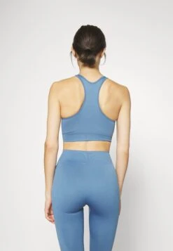 Sport-Bh Met Light Support - Blue -Even&Odd e9e5c360dd5245d49caa79d050d88268