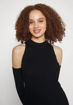 Even&Odd Party Schulterfrei Bodycon Mini Strickkleid - Gebreide Jurk - Black -Even&Odd f2dc5d90fd7d49d18cc121a7993530fa