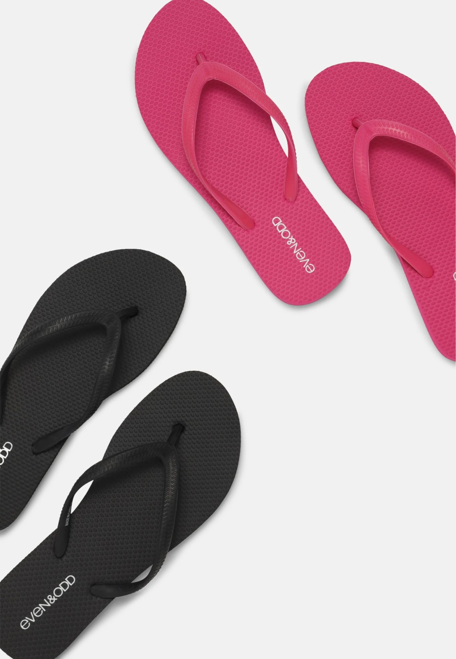 Even&Odd 2 Pack - Teenslippers - Black - Pink 9 Even&Odd 2 Pack - Teenslippers - Black - Pink - Afbeelding 7