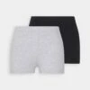 Even&Odd 2 Pack - Shorts - Black/Mottled Light Grey 2 Even&Odd 2 Pack - Shorts - Black/Mottled Light Grey -Even&Odd f4ce10d6d61f4a5fb656347ebb3e35ce