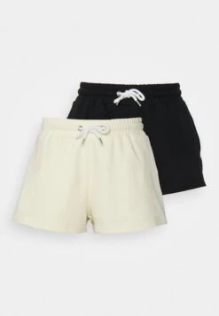 Even&Odd 2 Pack - Shorts - Black/Yellow -Even&Odd f9ddd2243ce74c1cb2aa189a6c6fa85b